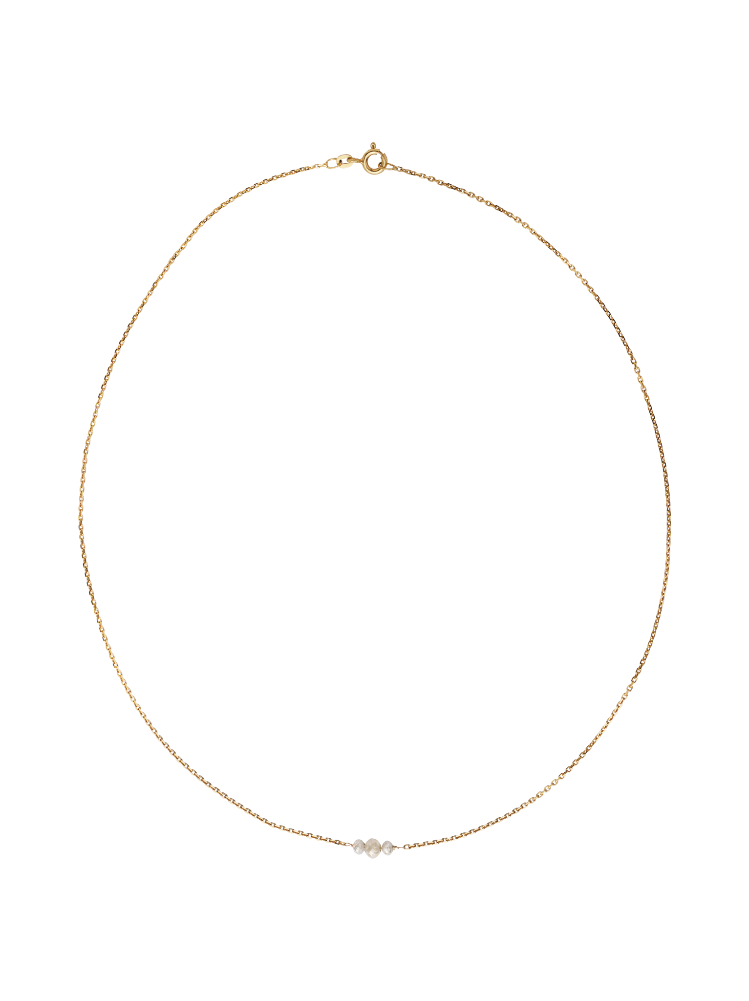 Les trois diamants necklace